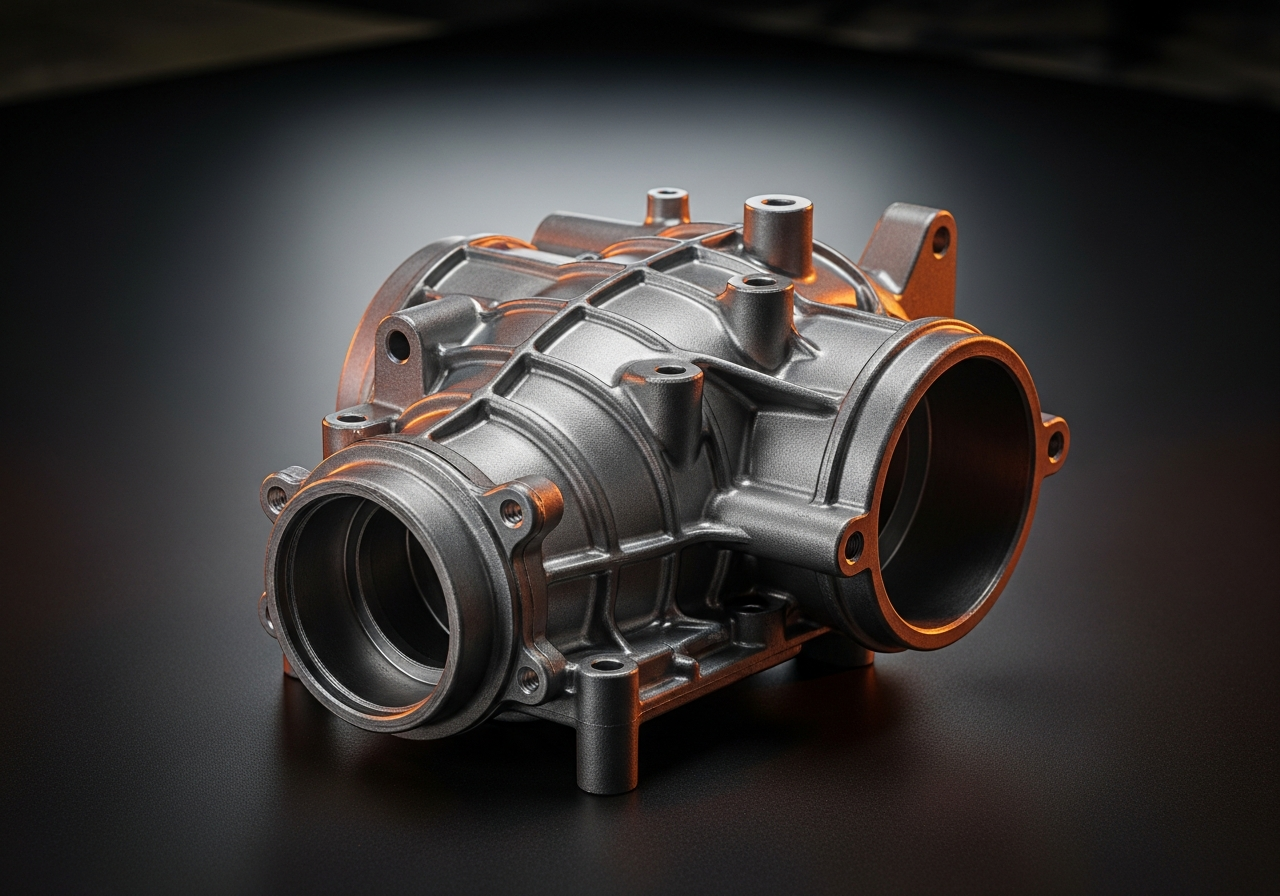 Precision finished aluminum die cast component