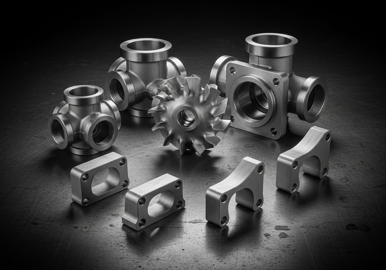 Precision stainless steel investment cast parts